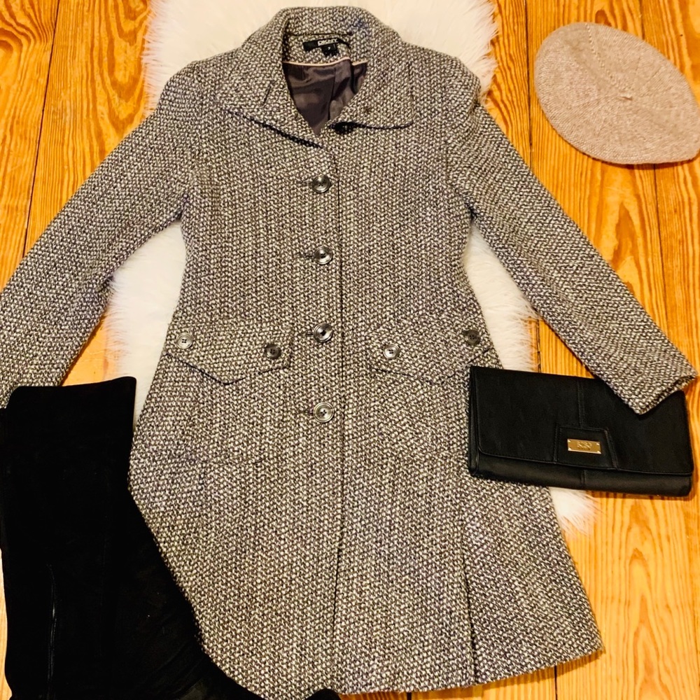 DKNY Trench Coat Dress - Picture 2 of 7